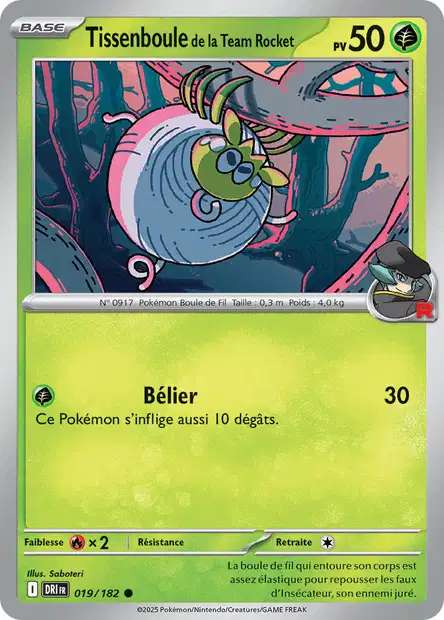 019/182 - Tissenboule de la Team Rocket