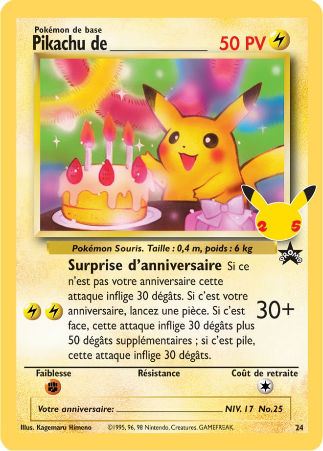026/025 - Pikachu de  ___
