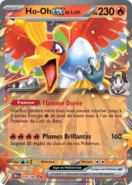039/182 - Ho-Oh EX de Luth