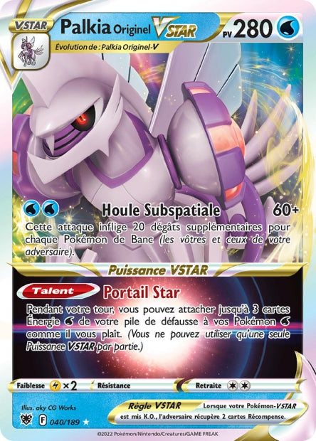 040/189 - Palkia Originel VSTAR