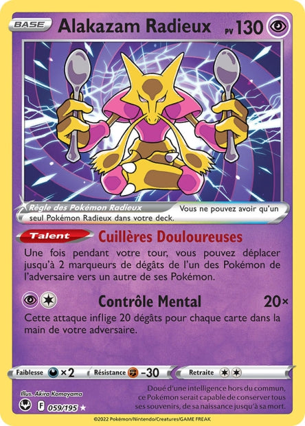 059/195 - Alakazam Radieux