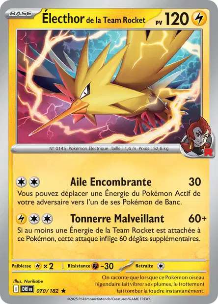 070/182 - Électhor de la Team Rocket