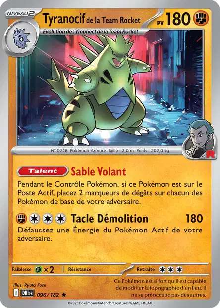 096/182 - Tyranocif de la Team Rocket