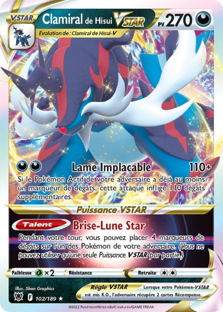 102/189 - Clamiral de Hisui VSTAR