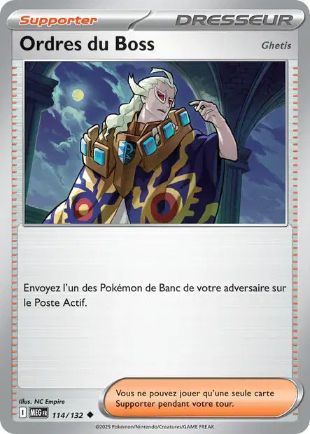 114/132 - Ordres du Boss