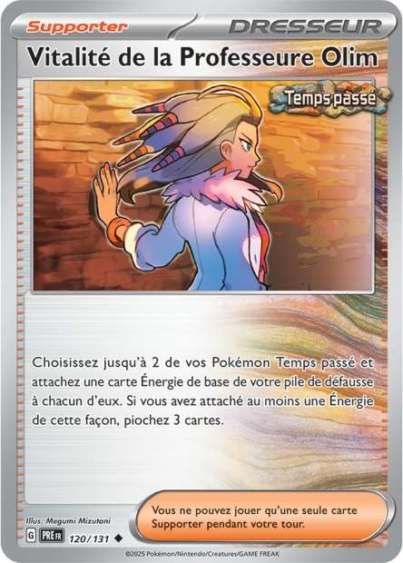 120/131 - Vitalité de la Professeure Olim