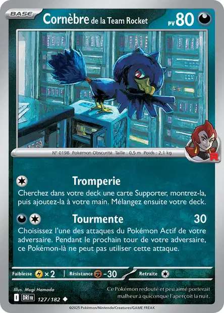 127/182 - Cornèbre de la Team Rocket