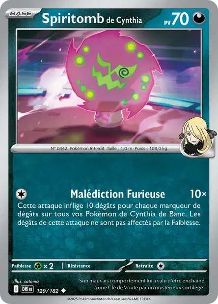 129/182 - Spiritomb de Cynthia