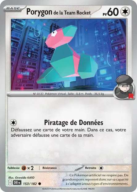 153/182 - Porygon de la Team Rocket