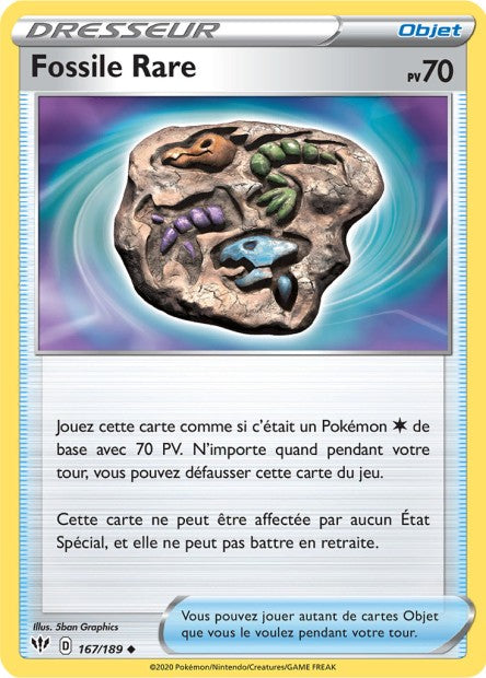167/189 - Fossile Rare