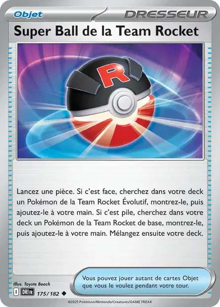 175/182 - Super Ball de la Team Rocket
