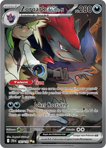 185/159  Zoroark EX de N