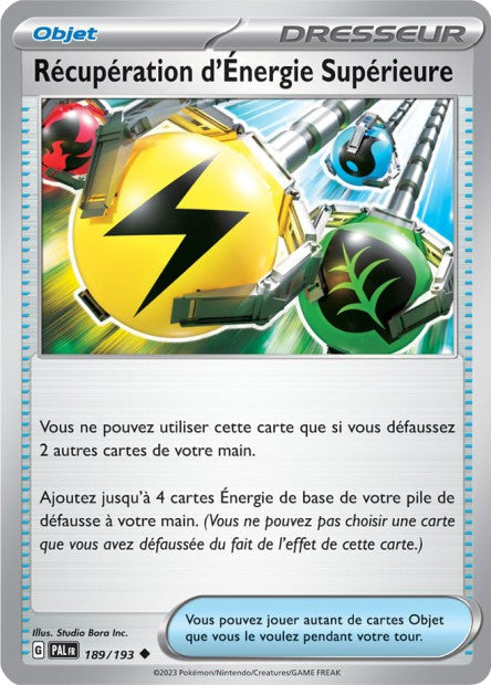 189/193 - Récupération d’Énergie Supérieure