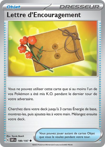 189/197 - Lettre d’Encouragement