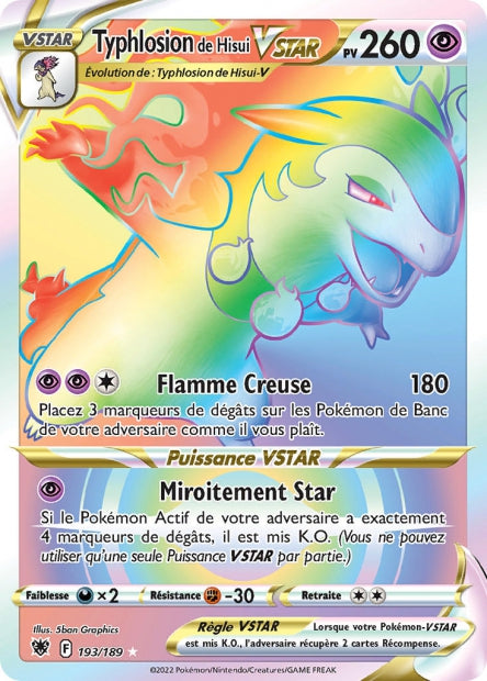 193/189 - Typhlosion de Hisui VSTAR