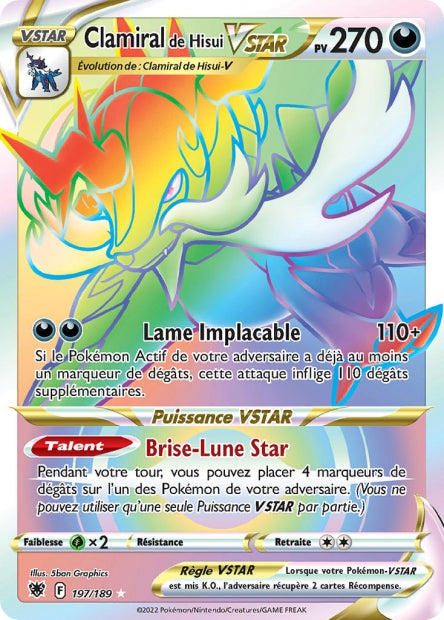 197/189 - Clamiral de Hisui VSTAR