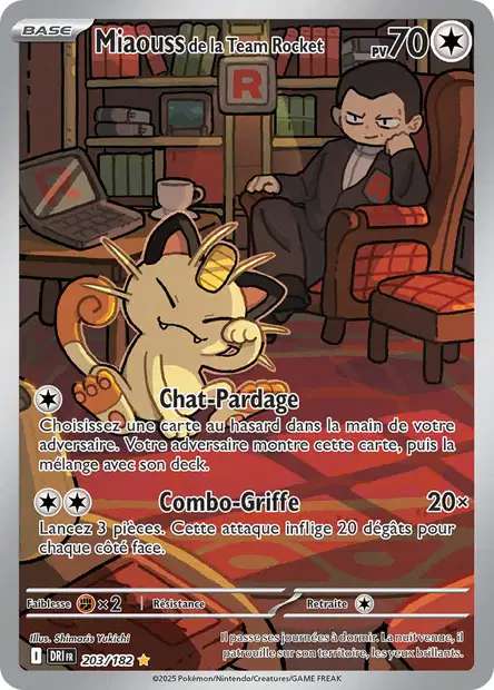 203/182 - Miaouss de la Team Rocket