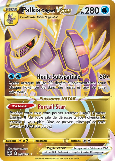 208/189 - Palkia Originel VSTAR