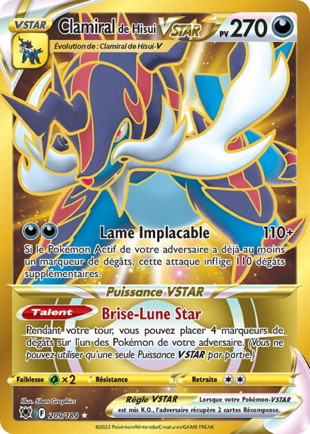 209/189 - Clamiral de Hisui VSTAR