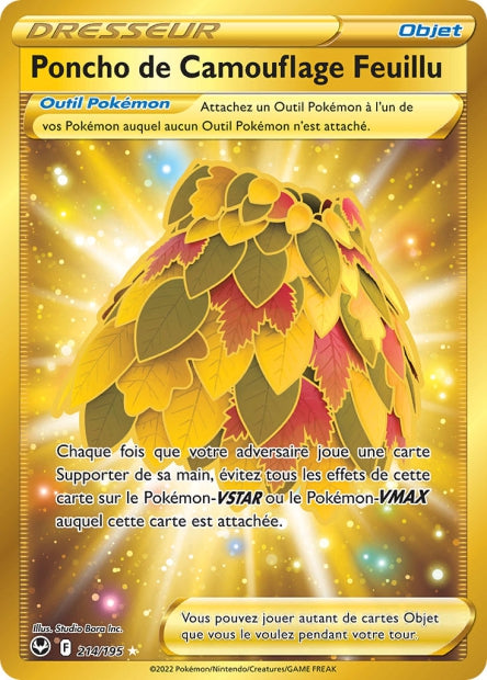 214/195 - Poncho de Camouflage Feuillu