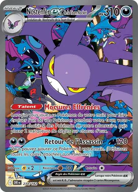 234/182 - Nostenfer EX de la Team Rocket