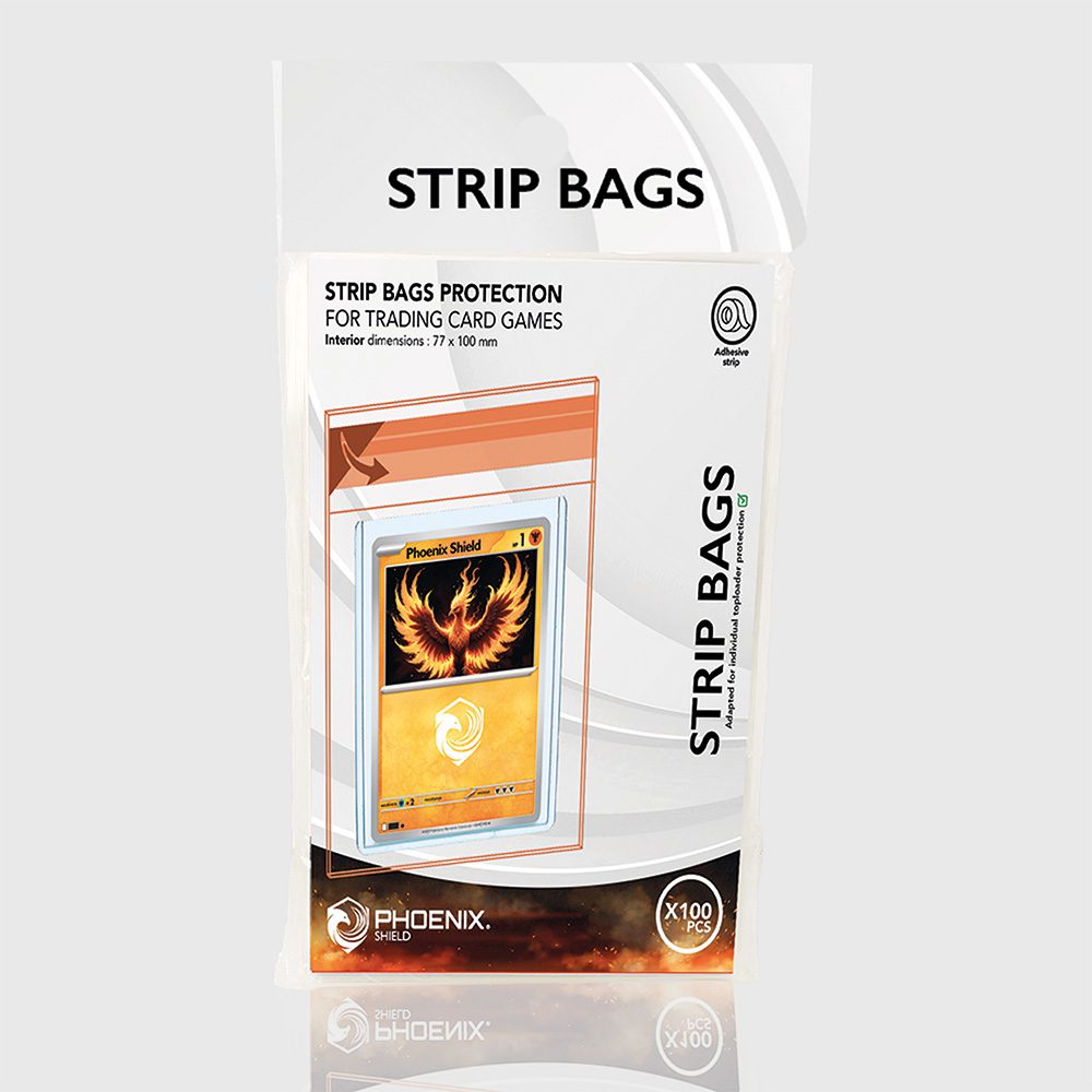 Strip bag TopLoader x100 - Phoenix Shield