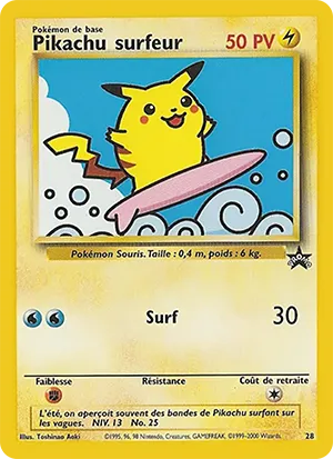 Pikachu surfeur