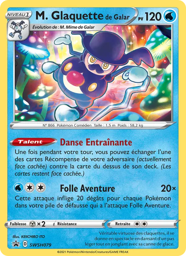 SWSH079/107 - M. Glaquette de Galar