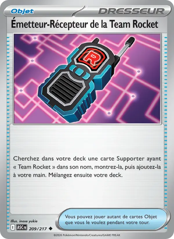 209/217 - Émetteur-Récepteur de la Team Rocket