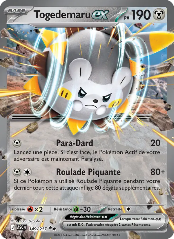 149/217 - Togedemaru-ex