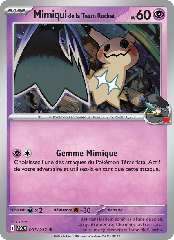 097/217 - Mimiqui de la Team Rocket