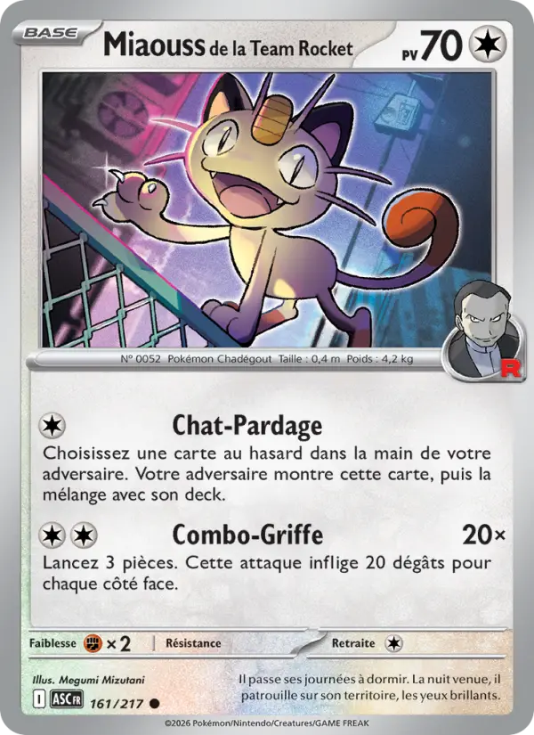 161/217 - Miaouss de la Team Rocket