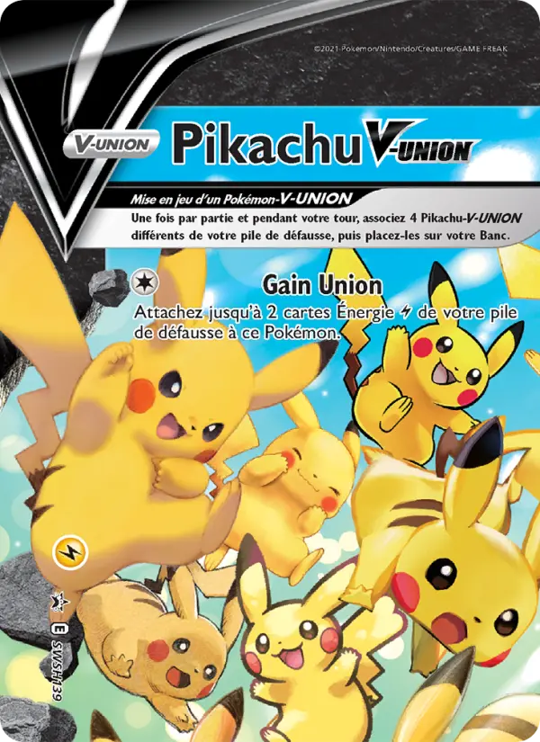 SWSH139/107 - Pikachu V-UNION