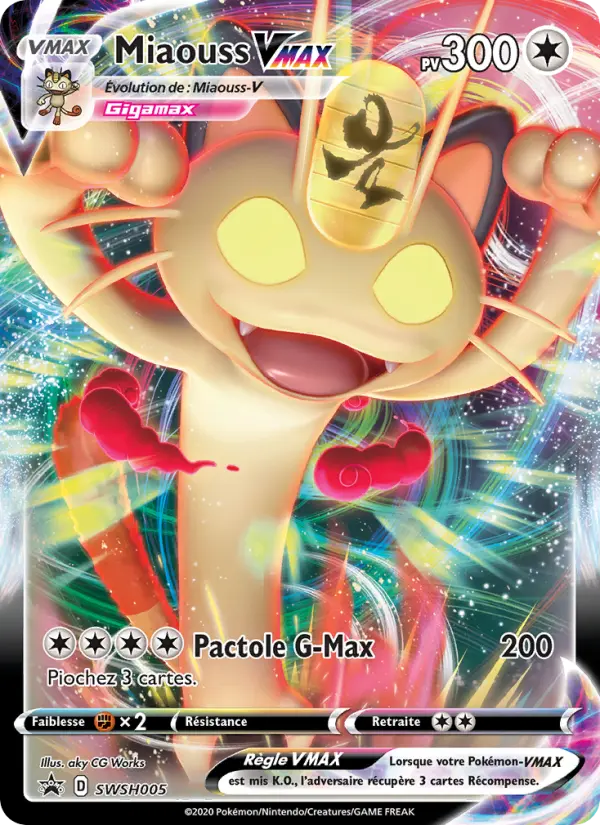 SWSH005/107 - Miaouss VMAX