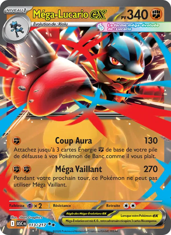 113/217 - Méga-Lucario-ex