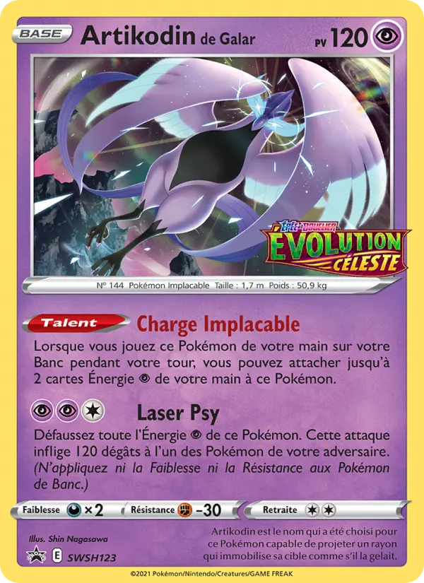 SWSH123/107 - Artikodin de Galar