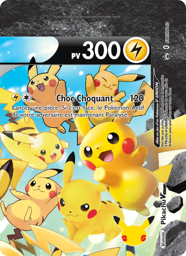 SWSH140/107 - Pikachu V-UNION