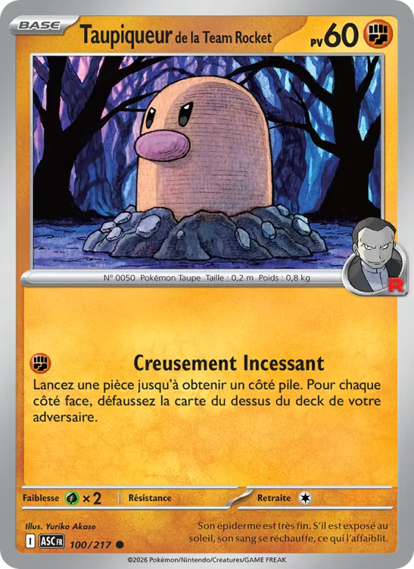 100/217 - Taupiqueur de la Team Rocket