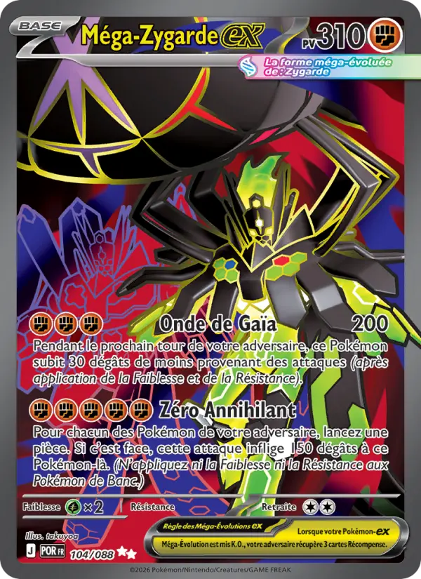 104/088 - Méga-Zygarde-ex