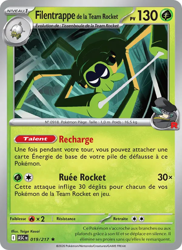 019/217 - Filentrappe de la Team Rocket