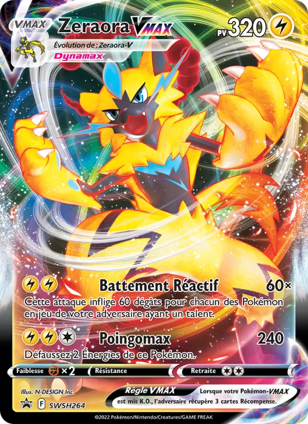 SWSH264/107 - Zeraora VMAX