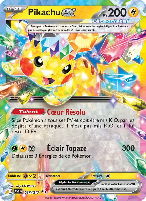 057/217  Pikachu ex
