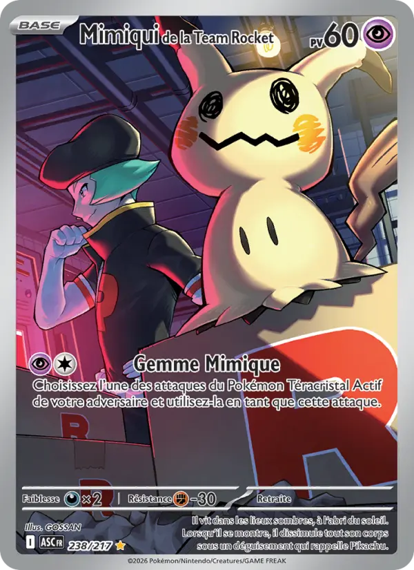 238/217 - Mimiqui de la Team Rocket