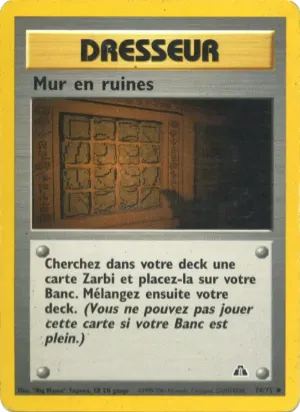 Mur en ruines